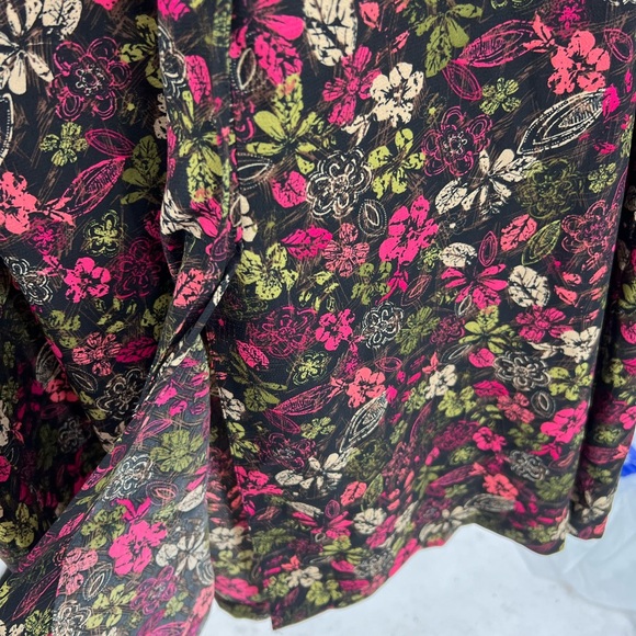 CJ Banks floral 90s ankle dress illusion Y2K modest casual business 16W plus - Picture 6 of 9